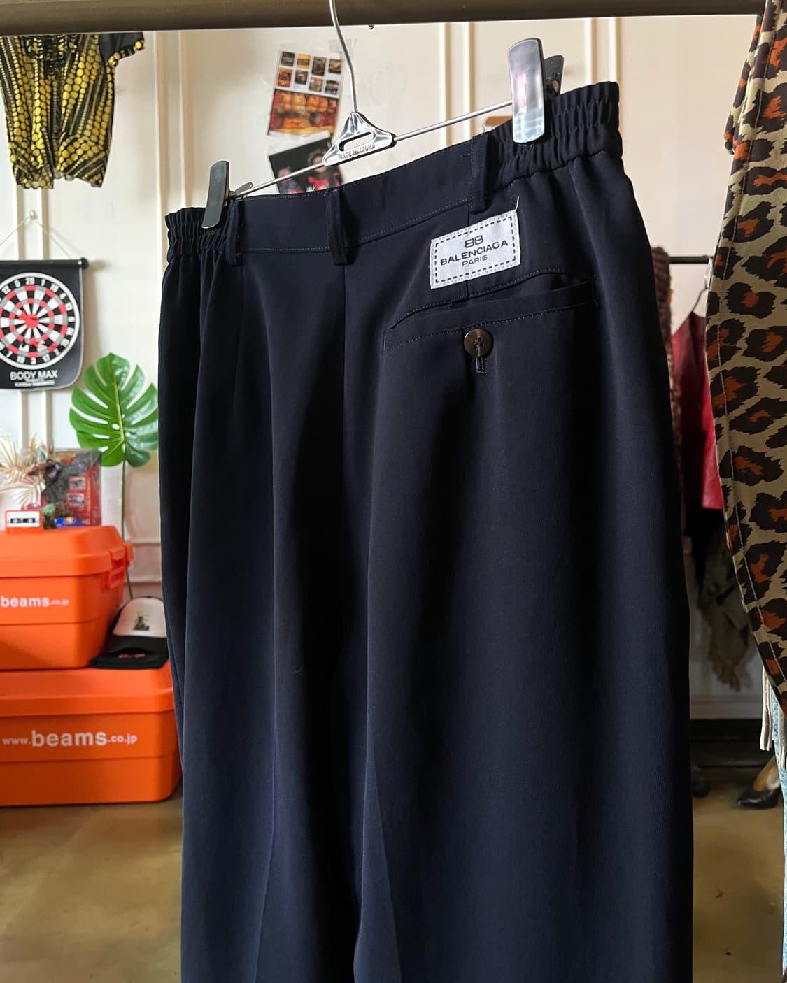90-00s BALENCIAGA Paris Wide Old Trouser 상품이미지9