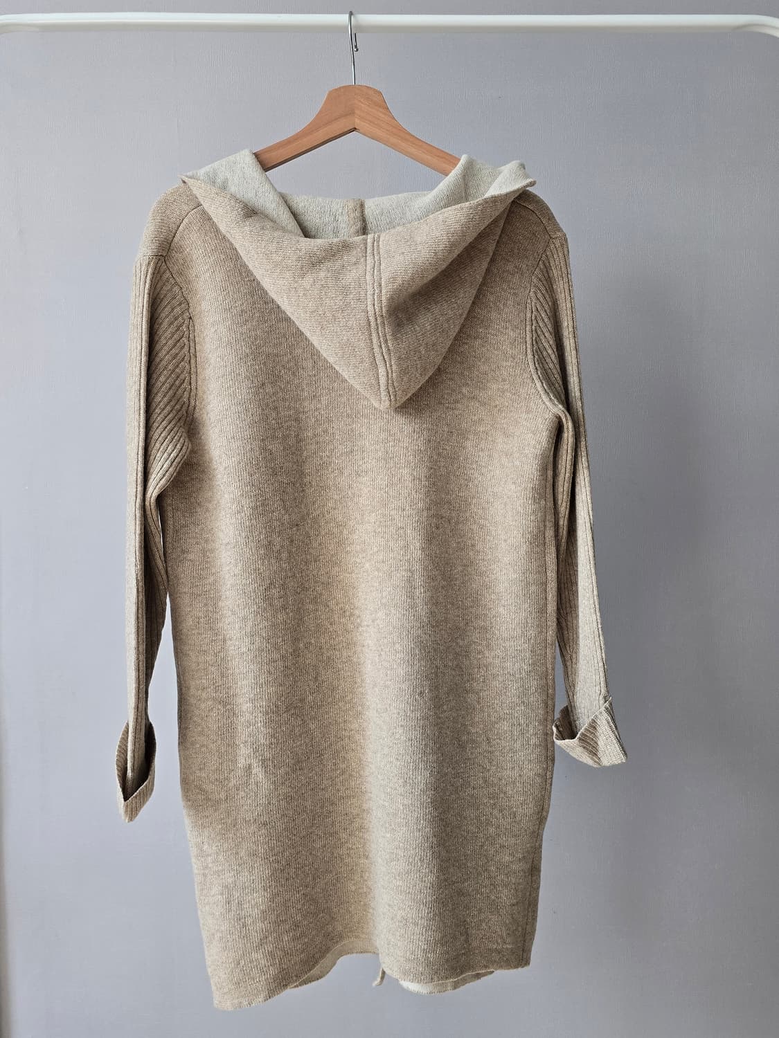 Studio Clip 모리걸 베이지 후디 가디건 상품이미지3