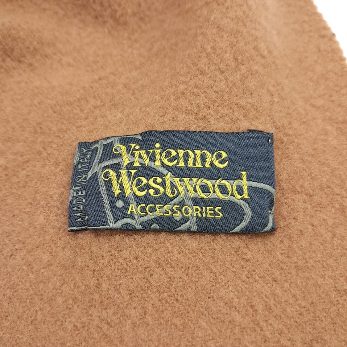 MX149 비비안 웨스트우드 브라운 울 목도리 머플러 상품이미지5