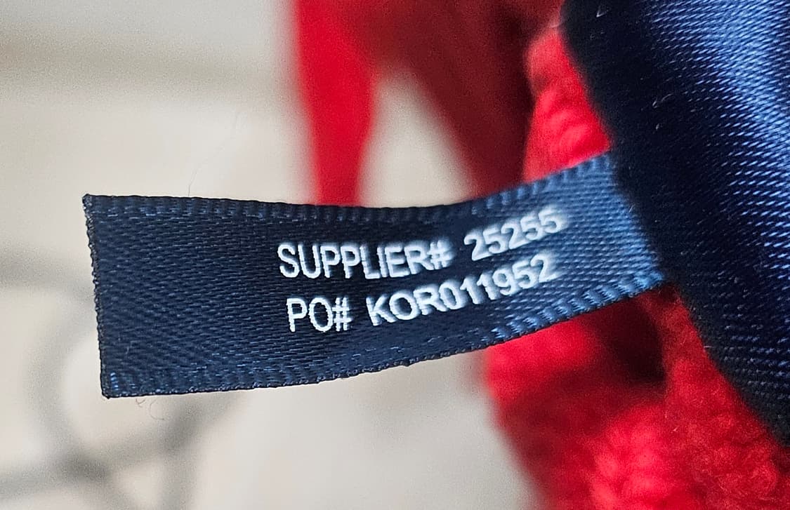 (90~95)M☆초대장급☆랄프로렌폴로스포츠 케이블꽈베기 [레드]브이넥니트 상품이미지4