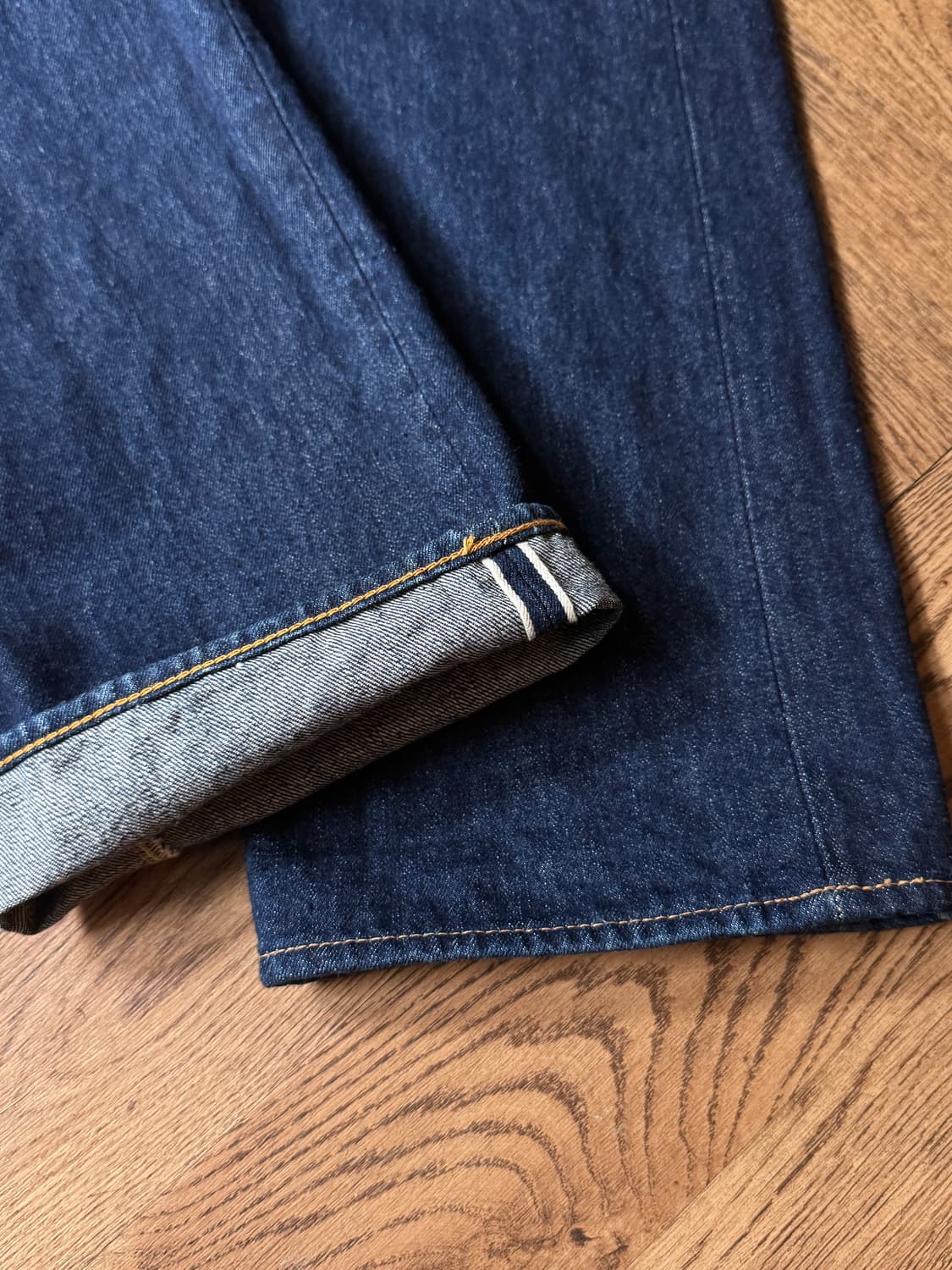 [32]Orslow 105 오어슬로우 재팬메이드 셀비지 데님 팬츠 상품이미지7