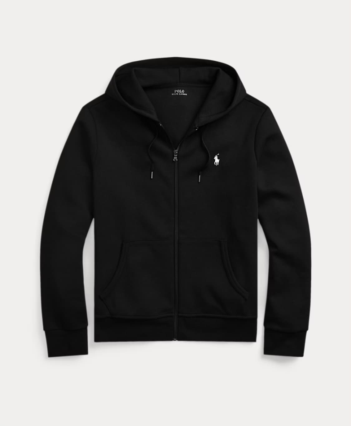 폴로랄프로렌 더블니트 후드집업 블랙 상품이미지1