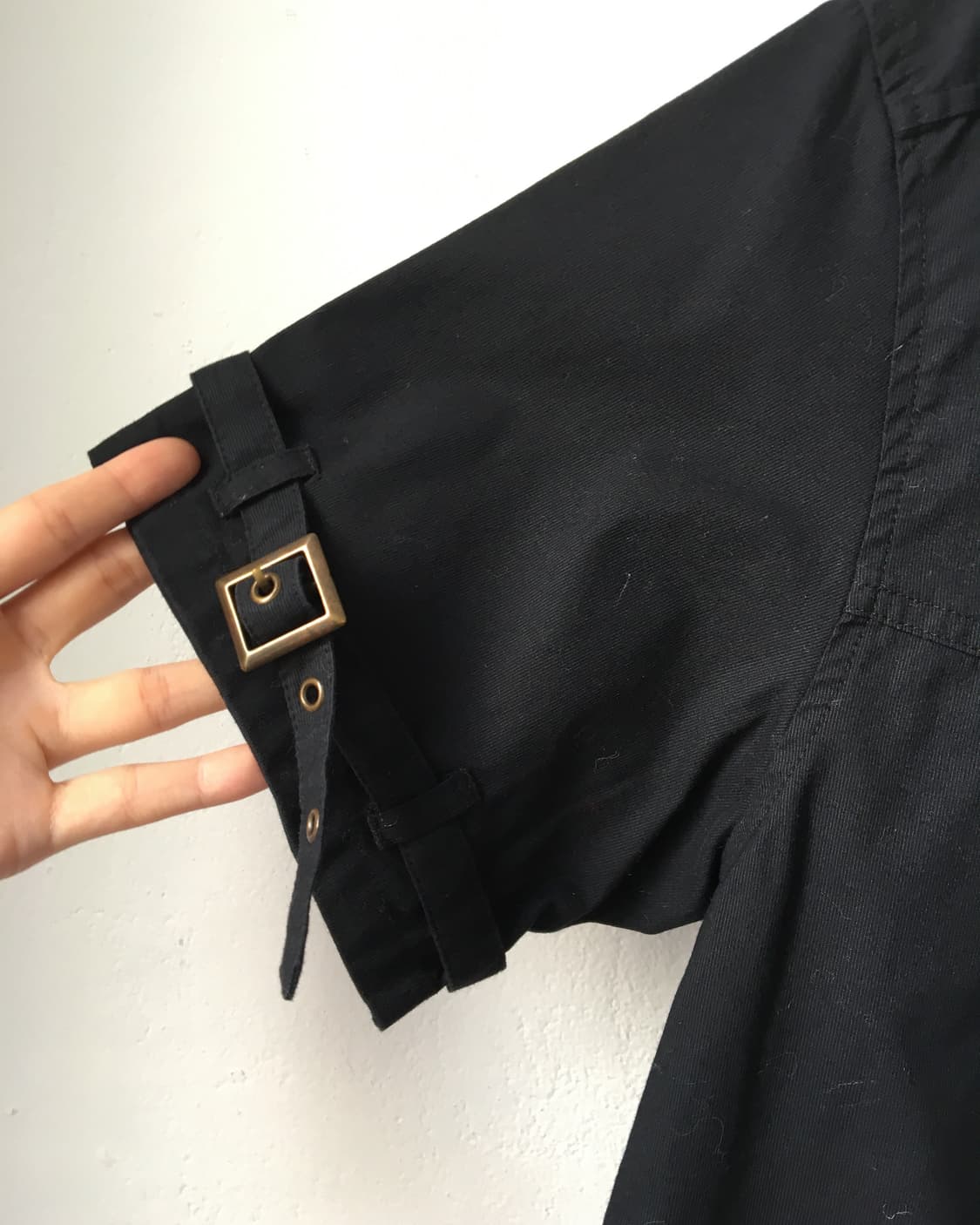 Belted point shirt zip up 상품이미지4