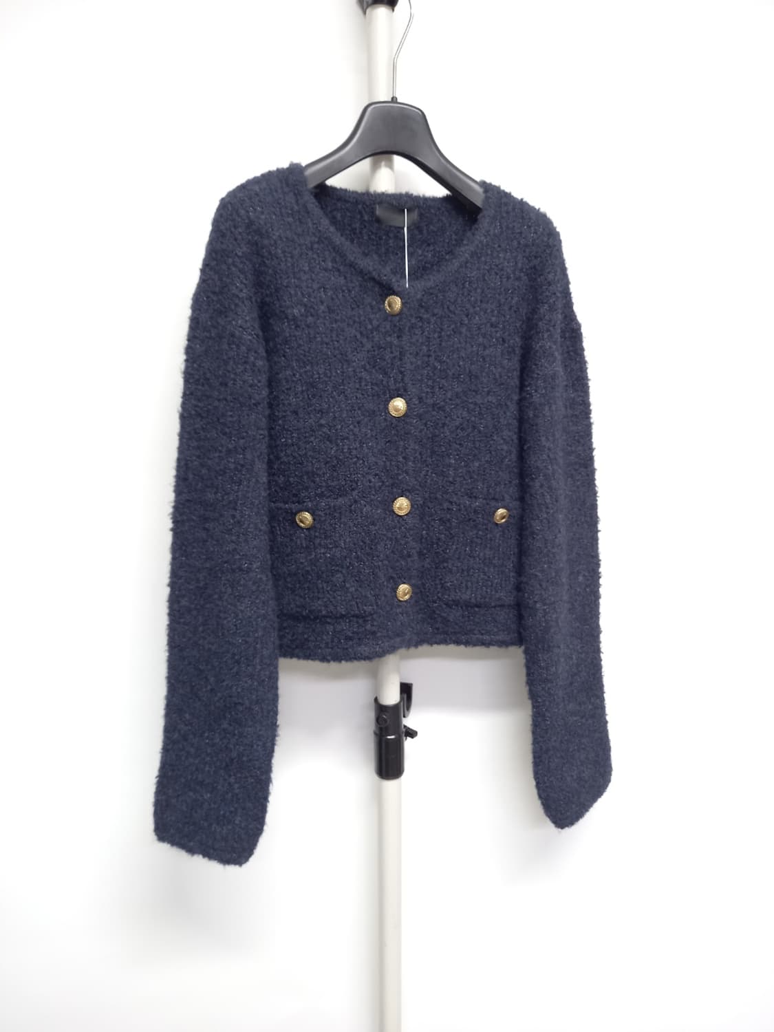 새 모어서울 몸빼 추동 울 혼방 숏 가디건 L.XL 66.77 상품이미지3