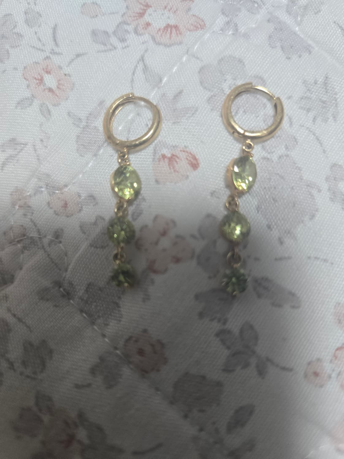 14k 옐로우골드 페리도리 귀걸이 한쌍  상품이미지7