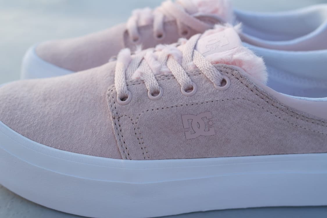 DC Trase Platform SE 핑크 스웨이드 새상품 260 상품이미지5