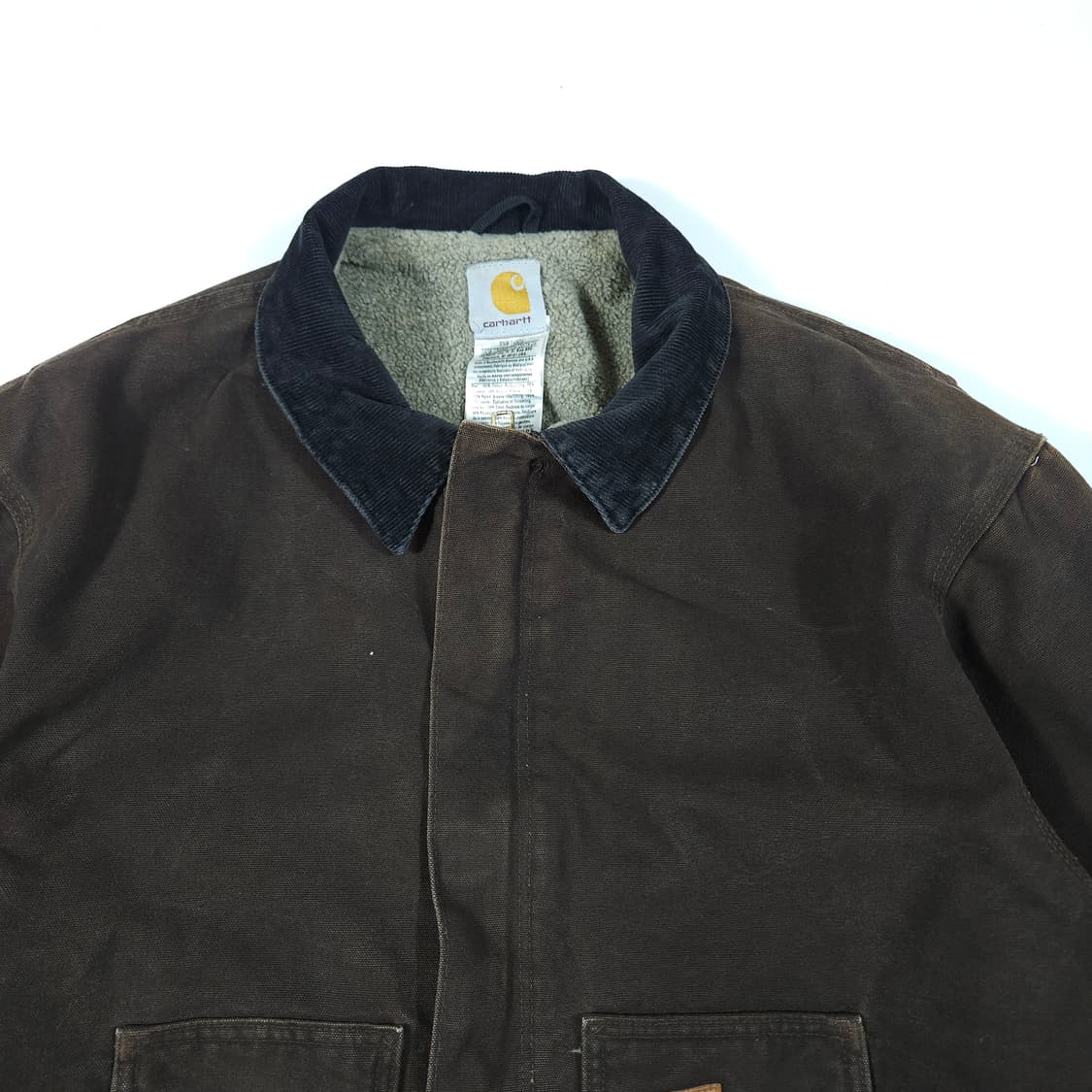 칼하트 J164 다크브라운 워크 자켓 상품이미지2