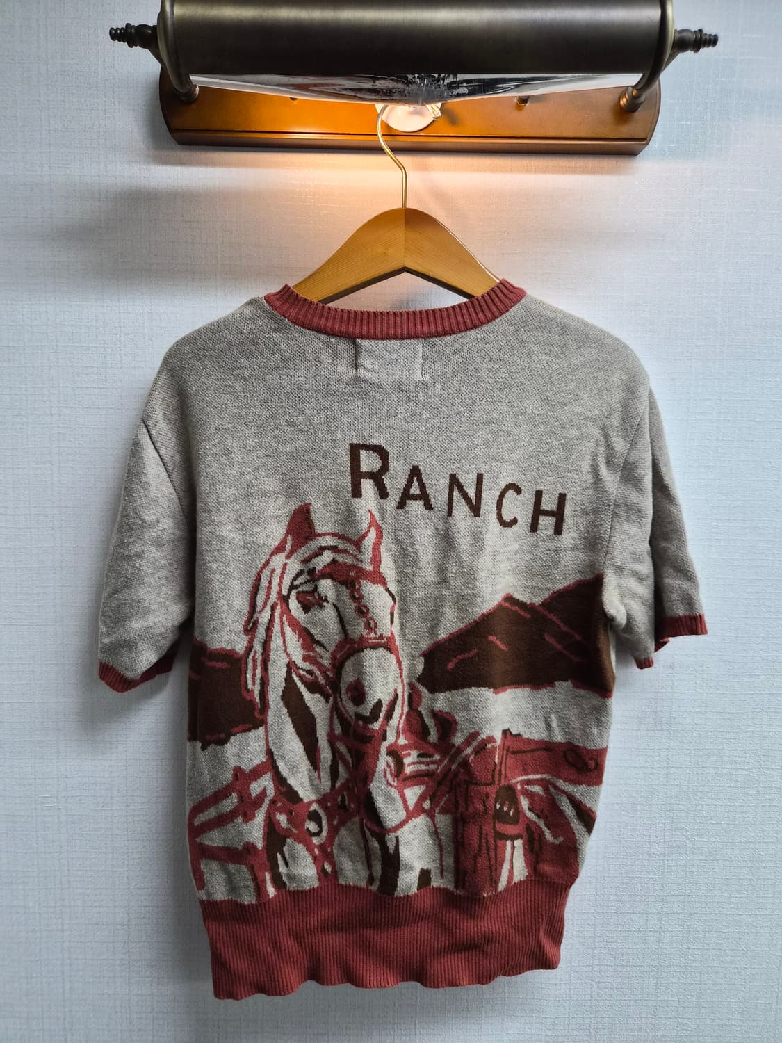 M/ 38) South Fork Ranch 웨스턴 반팔 니트 팝니다 상품이미지2