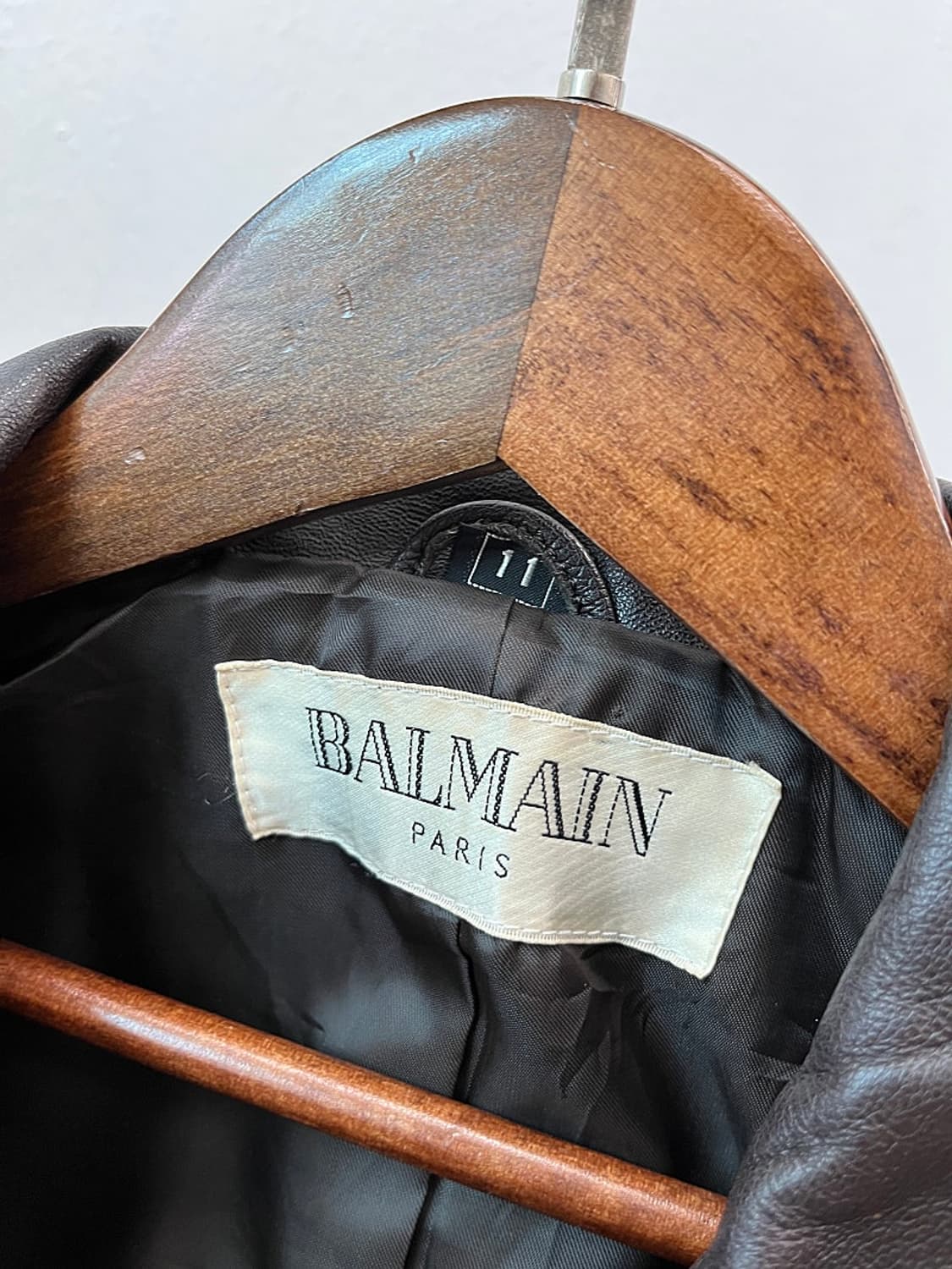 여) 발망 클래식 가죽자켓  상품이미지5