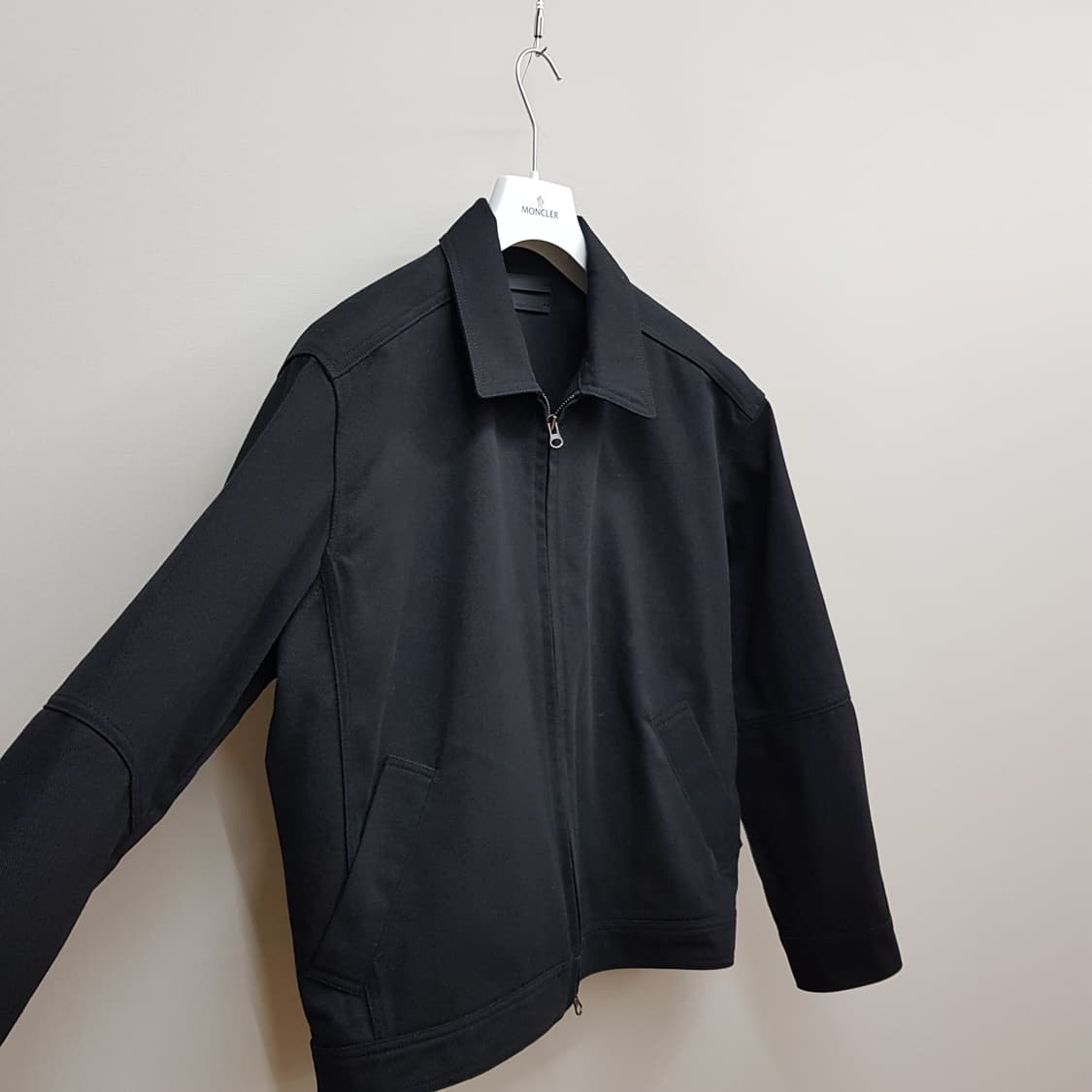 ESSENTIAL by EQL 2023 블랙 코튼 집업 자켓 M사이즈 상품이미지4