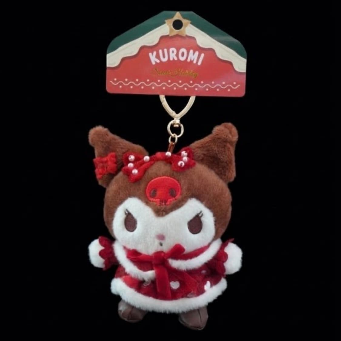 산리오 스위트 홀리데이 쿠로미 가방걸이 키링 상품이미지1