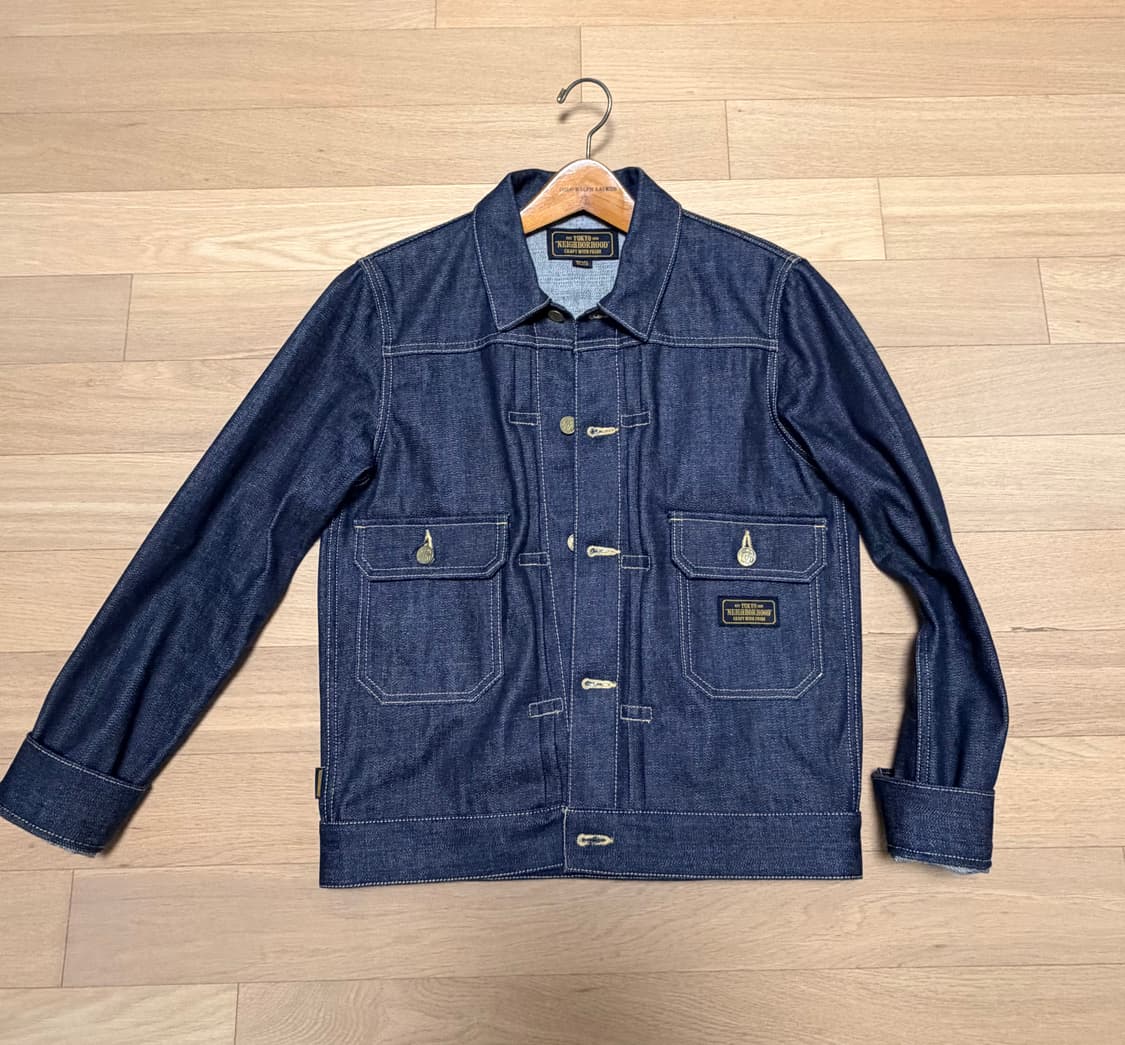 네이버후드 리지드 스톡맨 데님자켓 상품이미지1