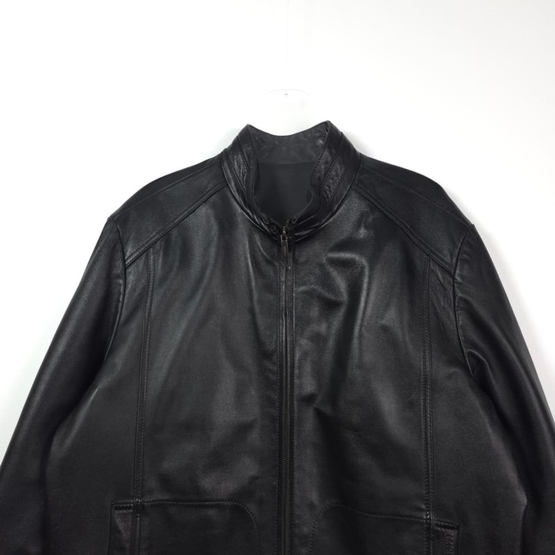 임페리얼 빈티지 블랙 양가죽 점퍼 L 상품이미지3