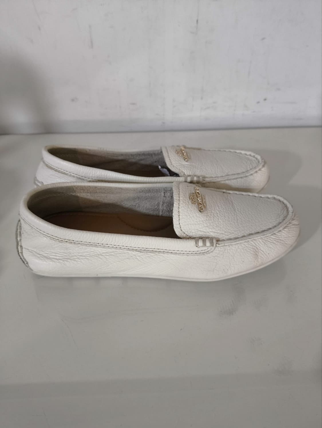 230mm 코치 가죽 로퍼 드라이빙슈즈 상품이미지1