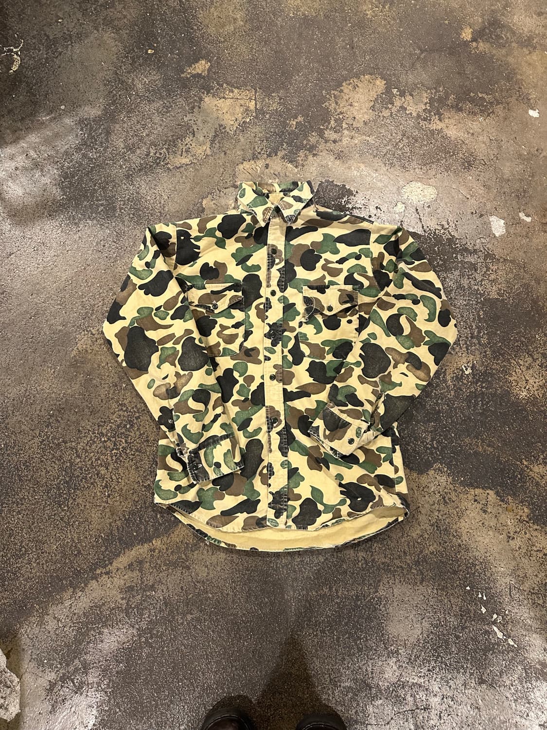 빈티지 90s 덕 카모 셔츠  상품이미지1