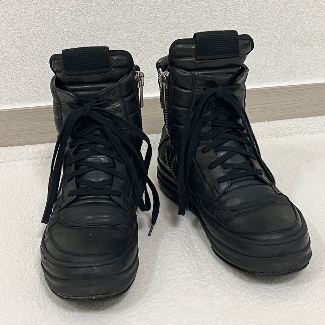 릭오웬스 10AW 혀짧 지오바스켓 모노크롬 올검 LBO 상품이미지3