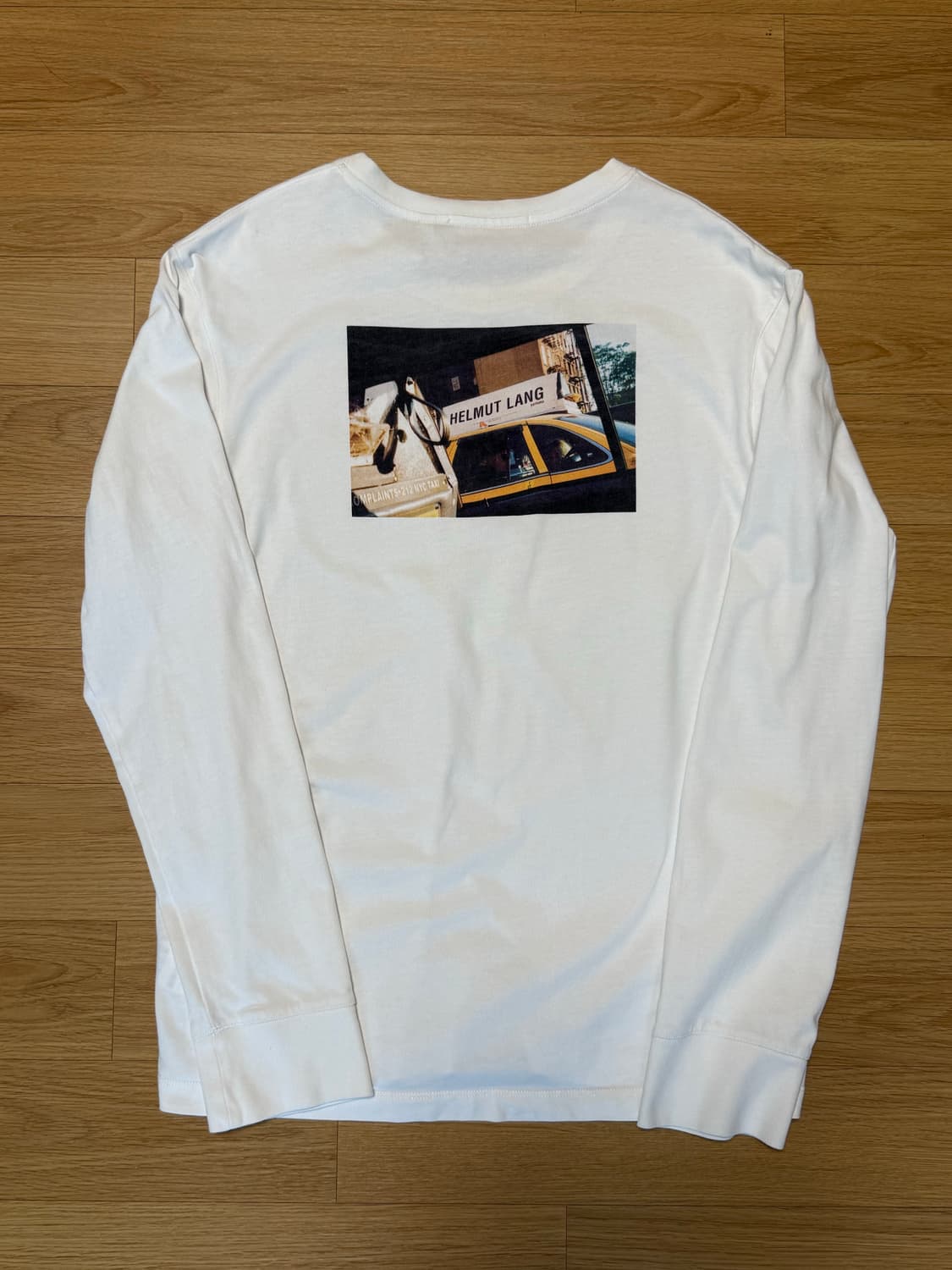 [M] 헬무트 랭 NYC taxi spell out long sleeve 상품이미지2