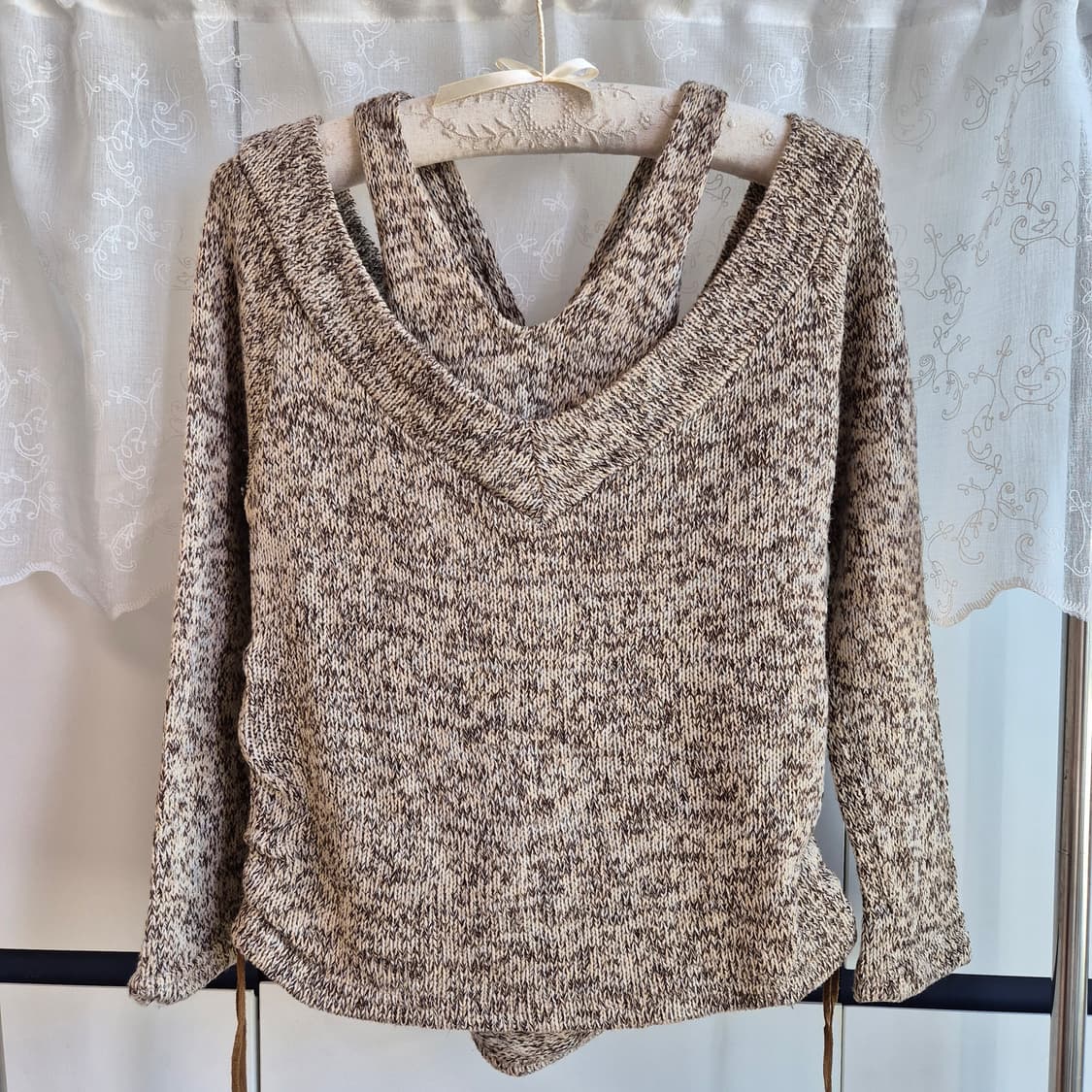 브라운 보카시 니트 세트 상품이미지1