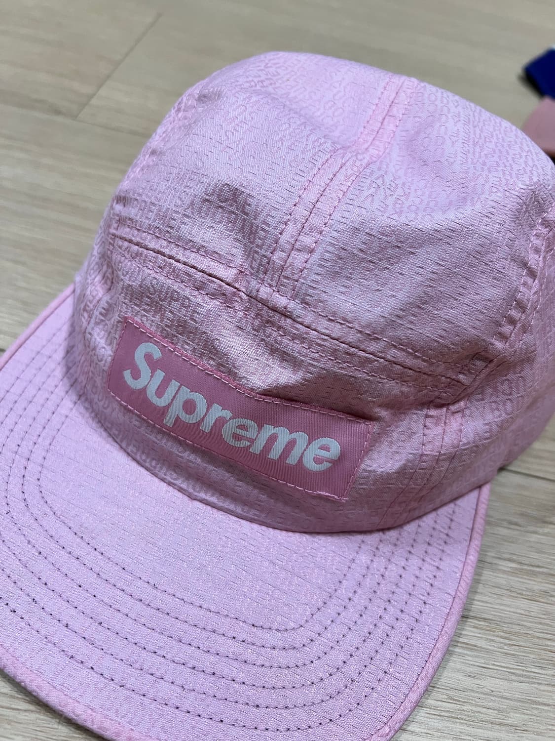 슈프림 핑크 캠프캡 usa 상품이미지2