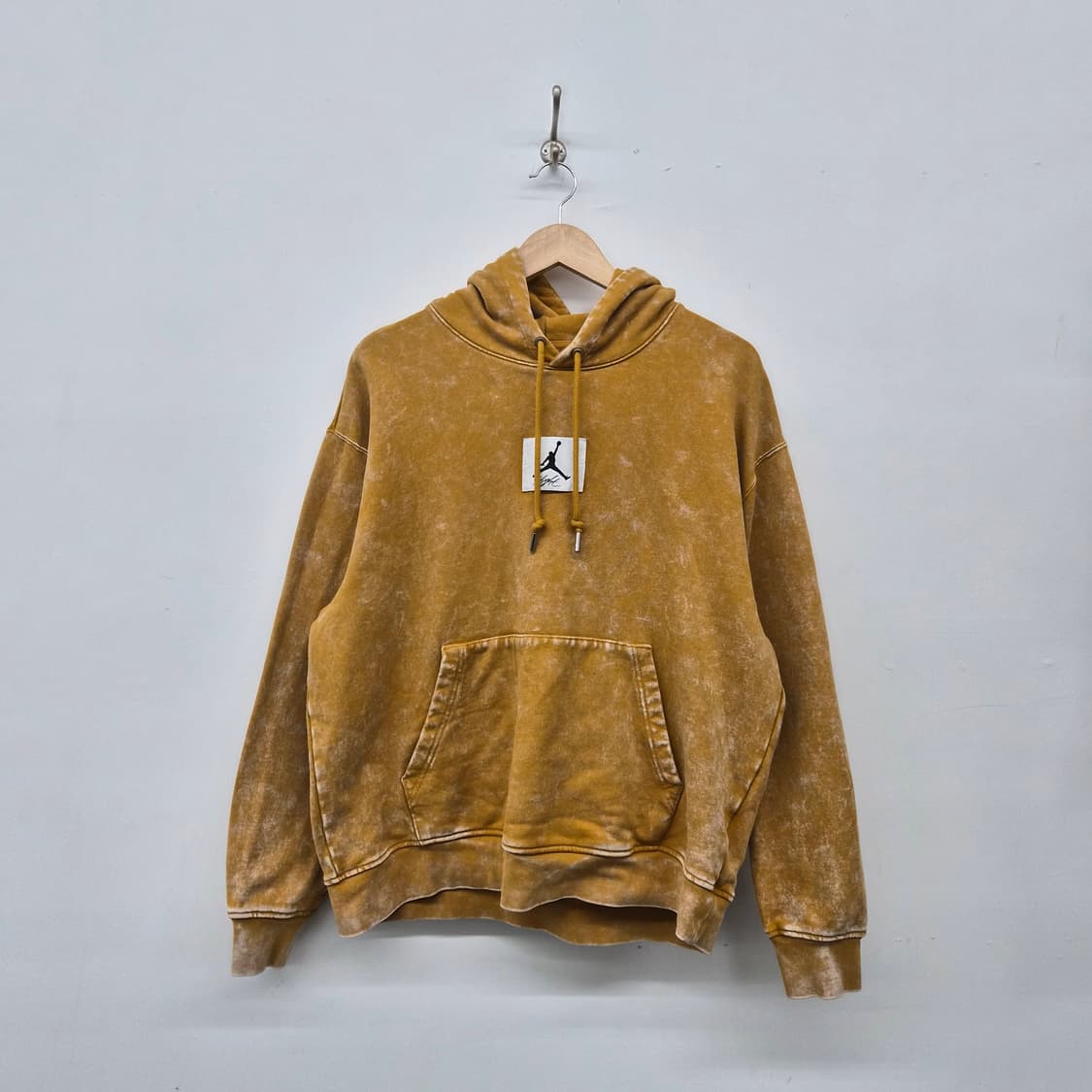 나이키 에어조던 에센셜 풀 오버 워시드 후드티 옐로우 남성 2XL 상품이미지1