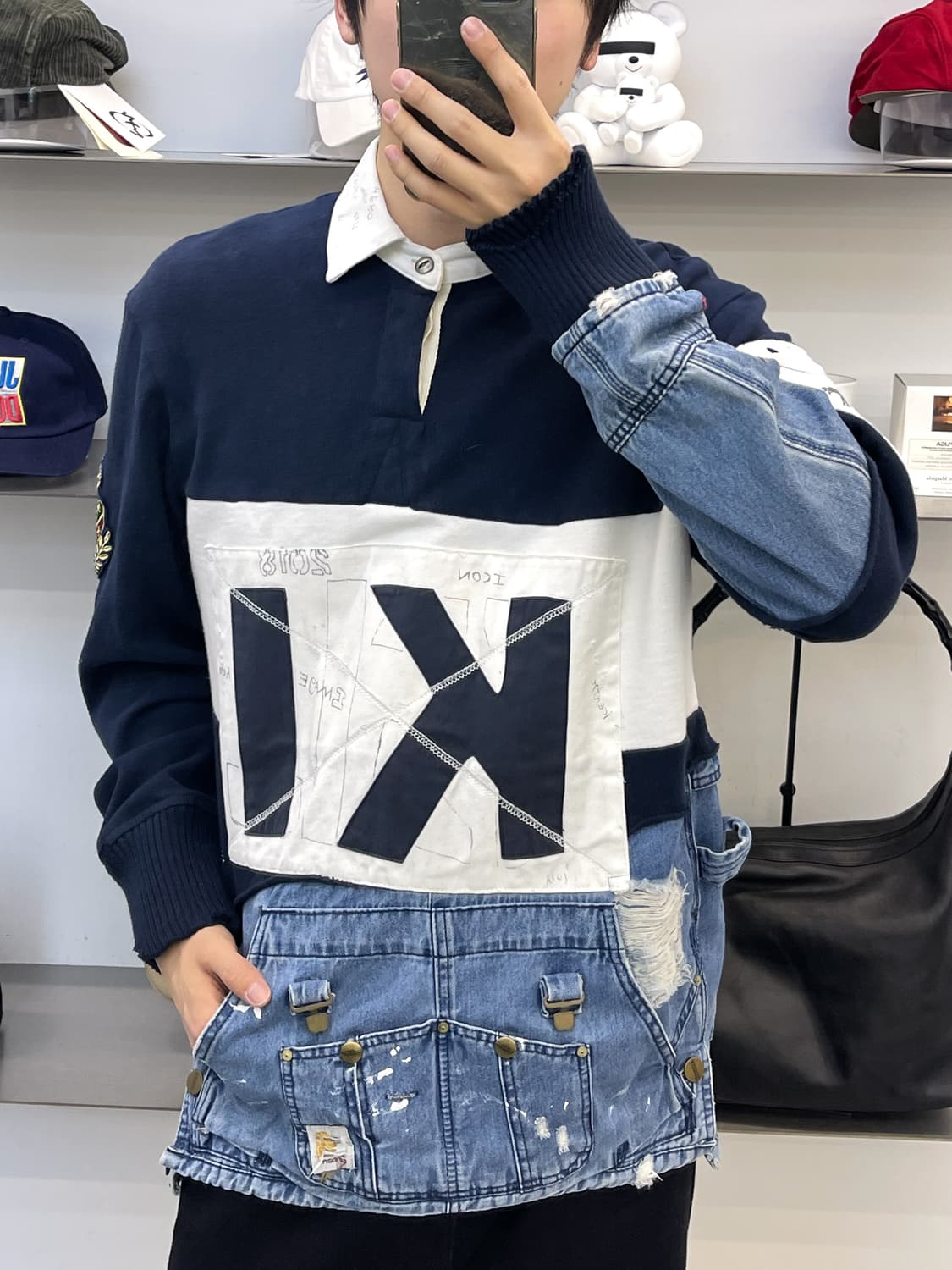 그렉 로렌 x 키스 18fw 50/50 럭비셔츠 상품이미지1