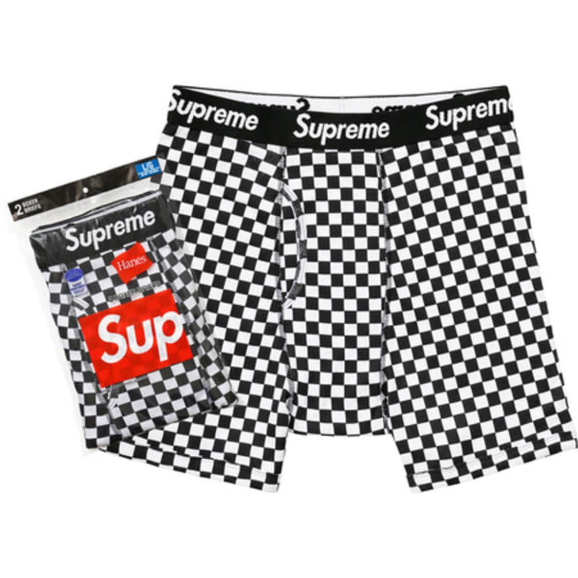 Surpeme x Hanes 슈프림 헤인즈 체커 브리프 속옷 상품이미지3