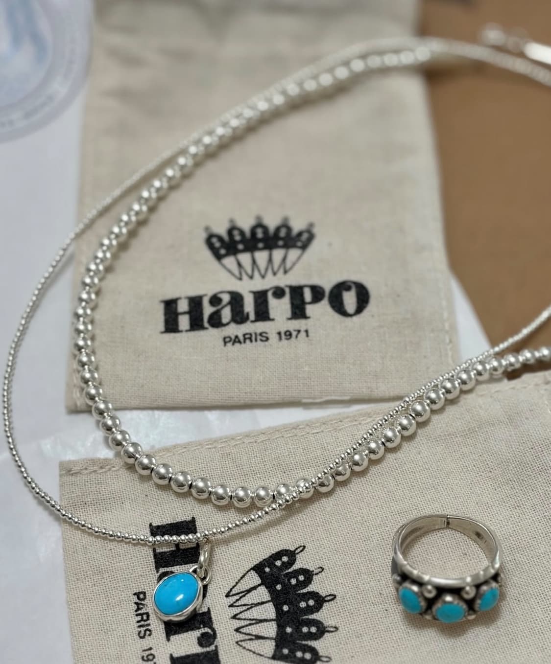 아르포파리 harpo paris 실버 목걸이 상품이미지1