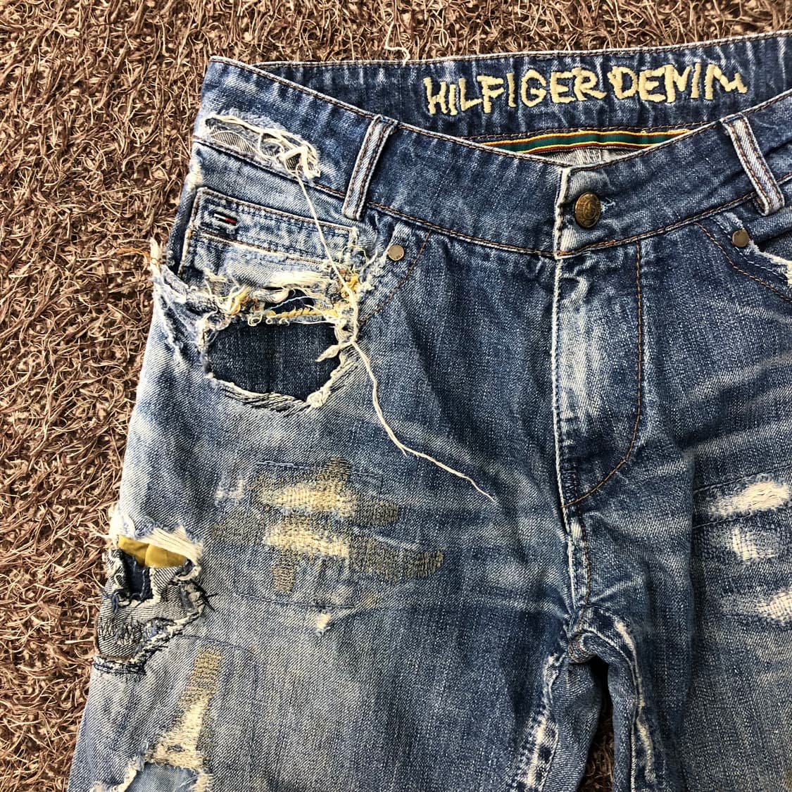 타미힐피거 데미지 디스 데님 팬츠 상품이미지3