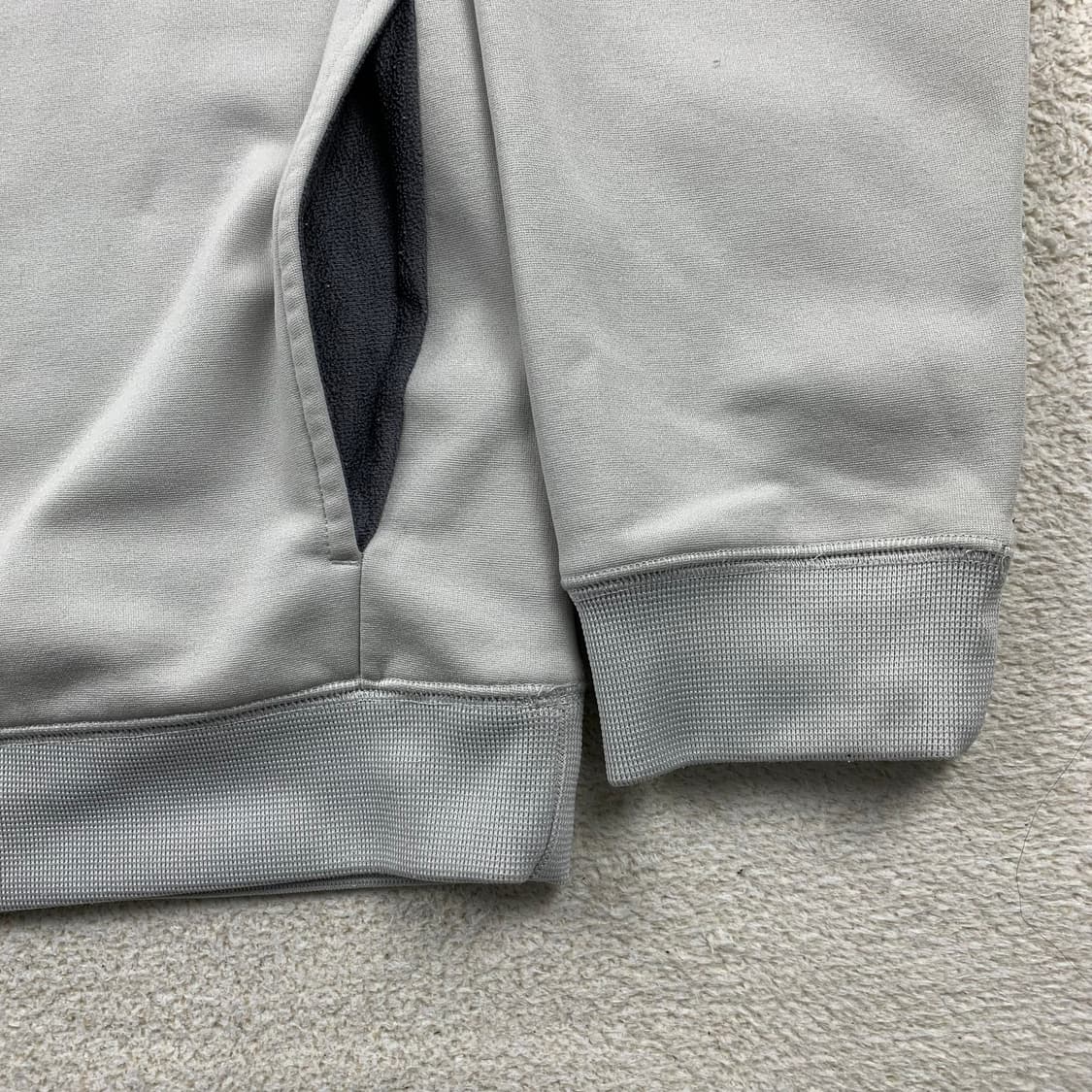 00s 나이키 스우시로고 써마핏 폴리쉘 맨투맨 그레이 상품이미지5