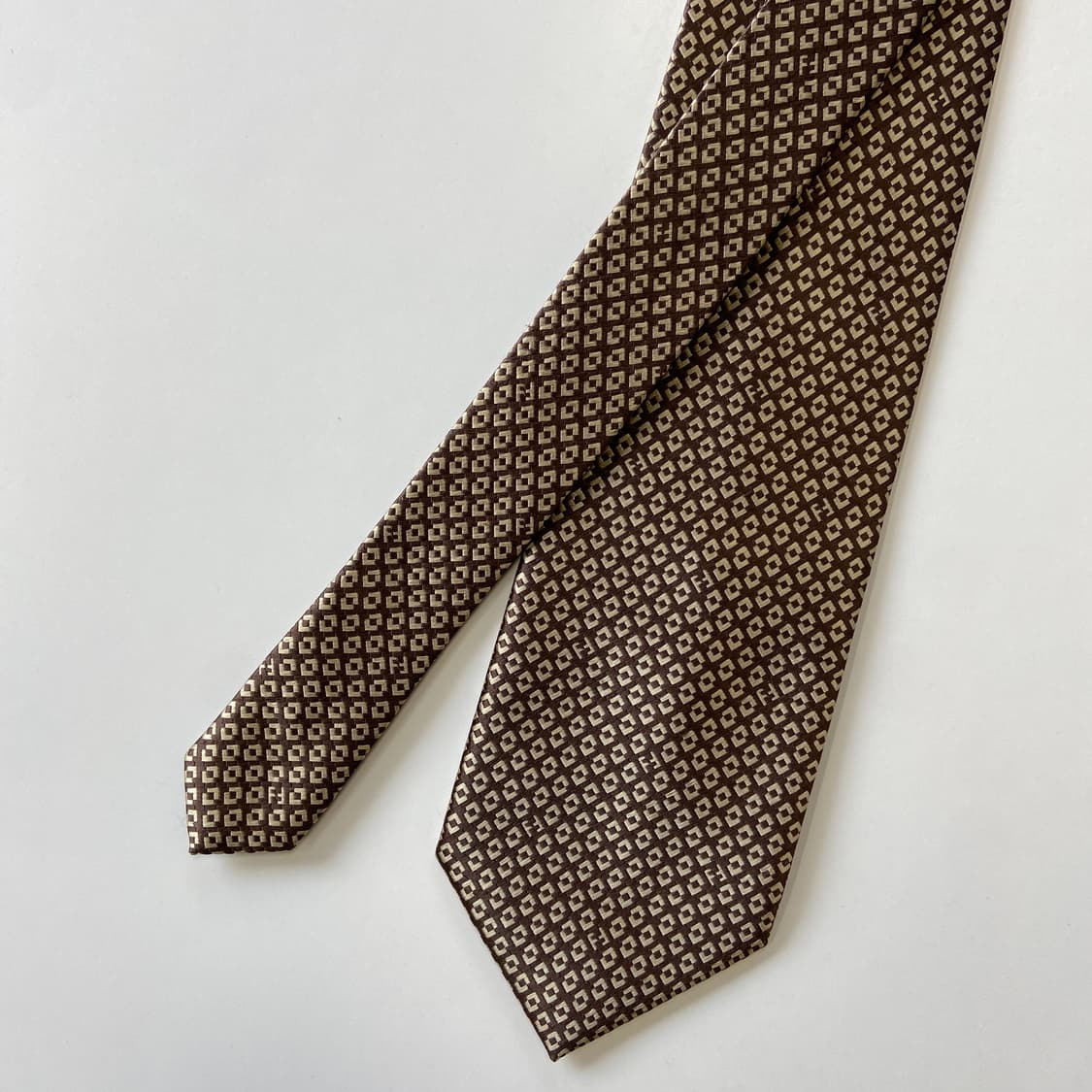 펜디 (FENDI) 모노그램 정품 명품 넥타이 상품이미지2