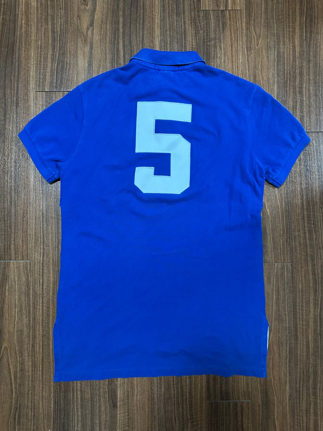 (S) 폴로 빅포니 파리 반팔 카라티셔츠 블루 상품이미지2