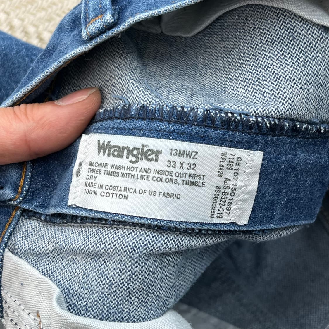 랭글러 데님 팬츠 r3462 상품이미지7