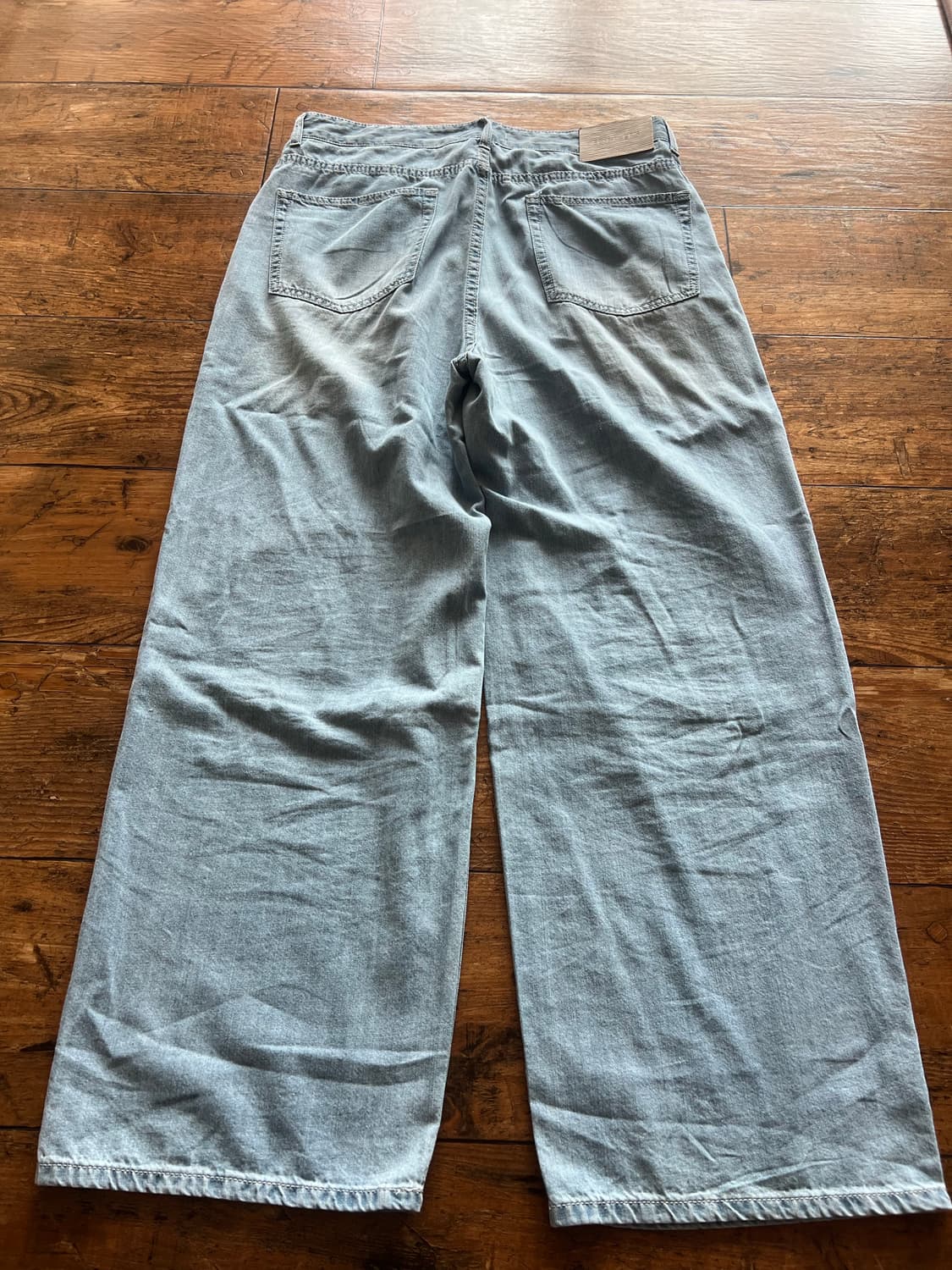 포트너스 라이트 투턱 와이드 진스 라이트블루 L Light Two Tuc 상품이미지2