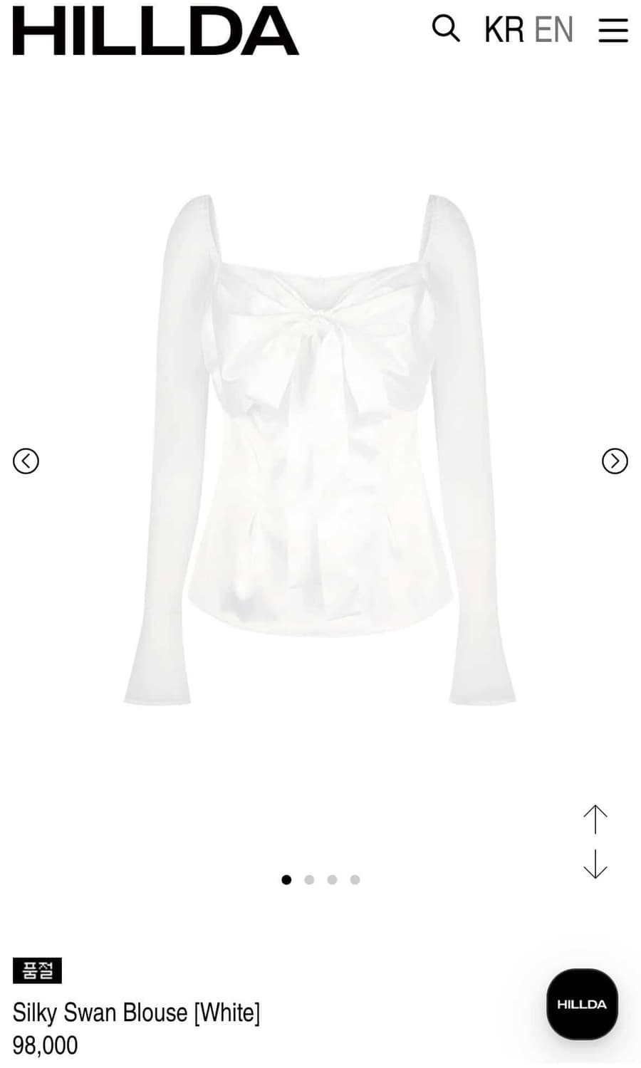 힐다 고희 블라우스 상품이미지1