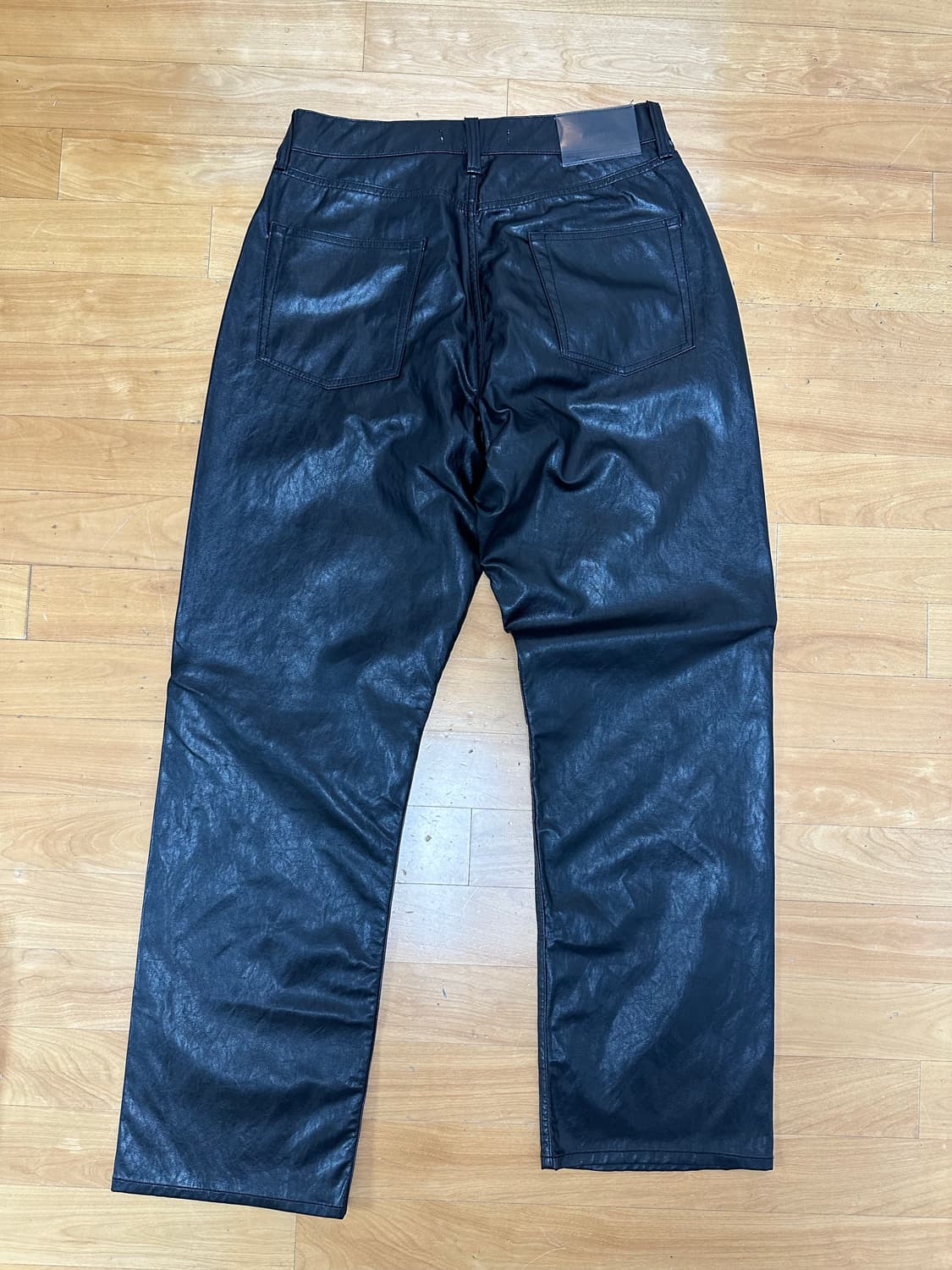 아워레가시 포멀 모토 컷 케이지 페이크 레더 블랙 상품이미지3