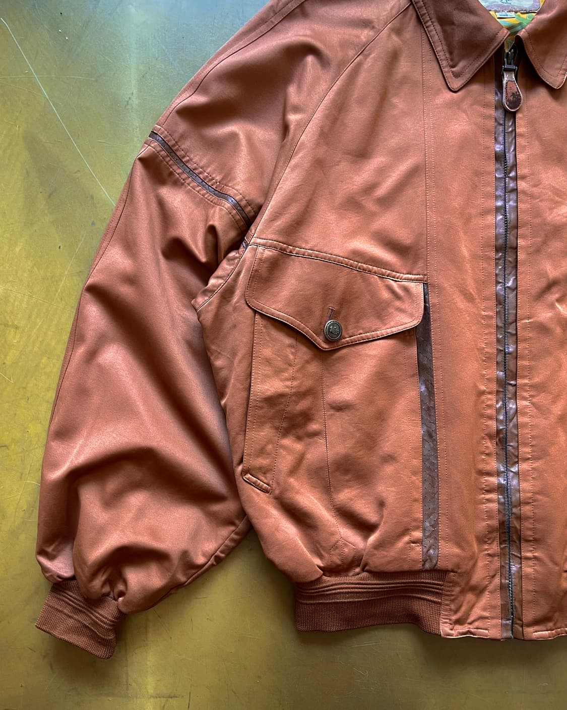 1980-90s Ken Valido Japan Bomber Jacket 상품이미지7