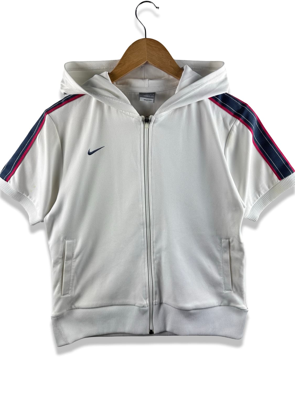 나이키 화이트 네이비레드 반팔 후드져지2425 상품이미지1