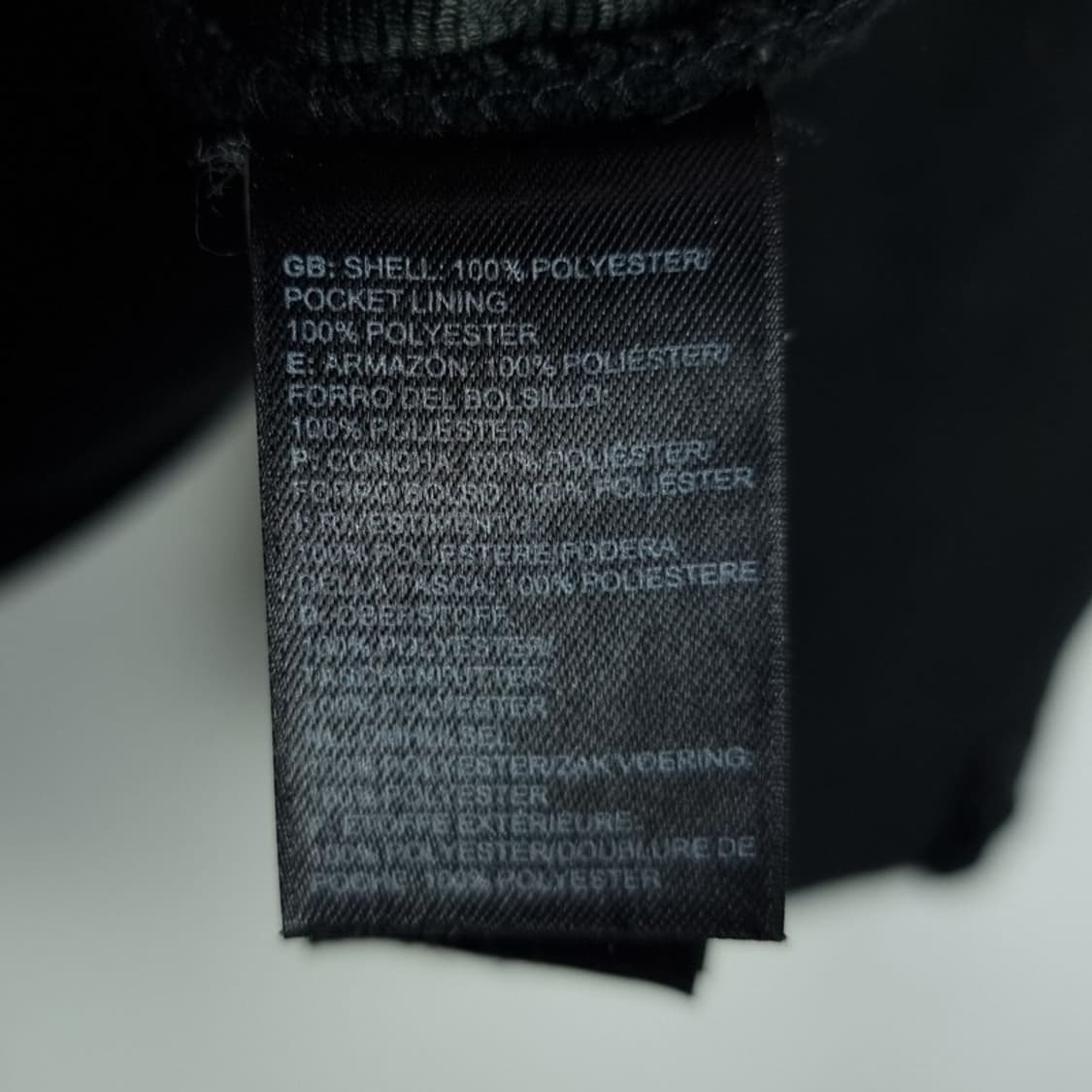[노스페이스] 로고 자수 플리스 후리스 집업 자켓 블랙 M18945 상품이미지9