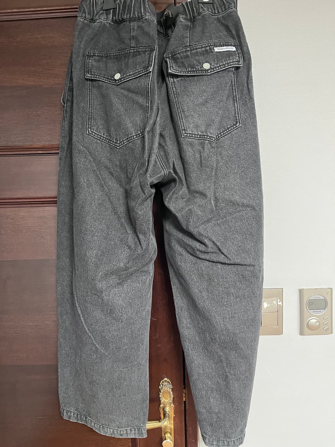 미니멀프로젝트워시드 퍼티그 벌룬 데님 팬츠 MDP105 [DARKGRAY 상품이미지5