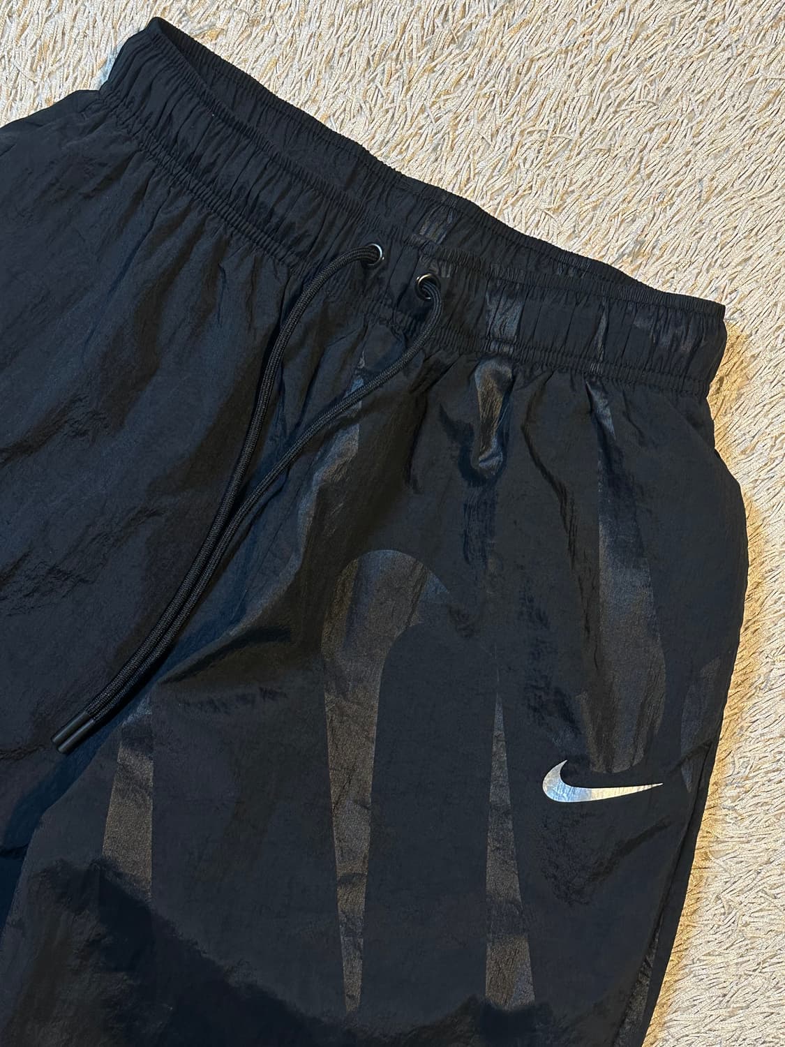 나이키 신형 스우시 미드라이즈 우븐 트랙팬츠 블랙 상품이미지1