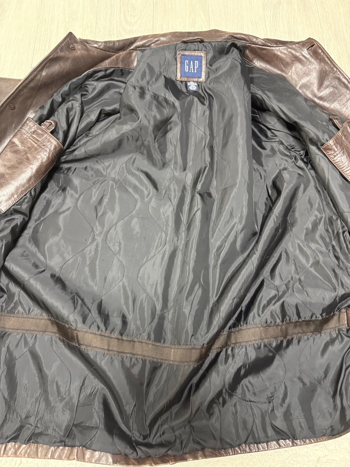 (XXL)gap 올드갭 레더 카코트 코트 상품이미지5