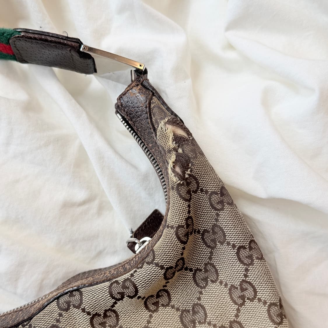 Rare) Gucci monogram hobo bag 상품이미지3