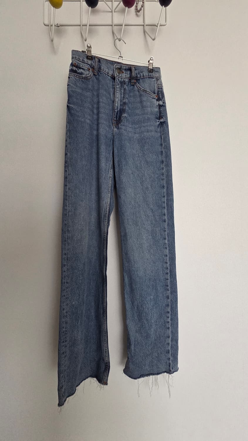 ZARA 와이드 청바지 연청 24 상품이미지1