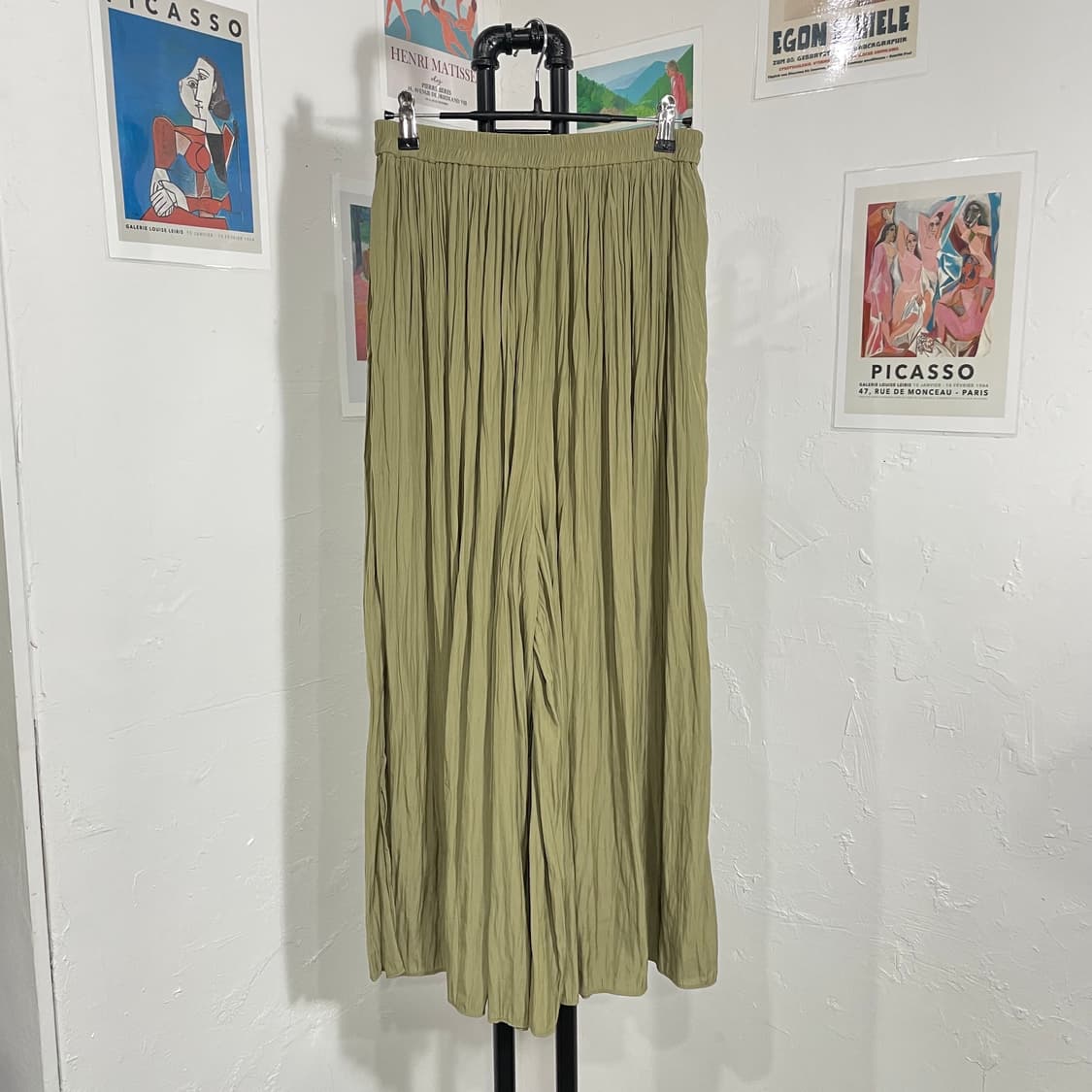 플리츠 밴딩 치마바지 상품이미지2
