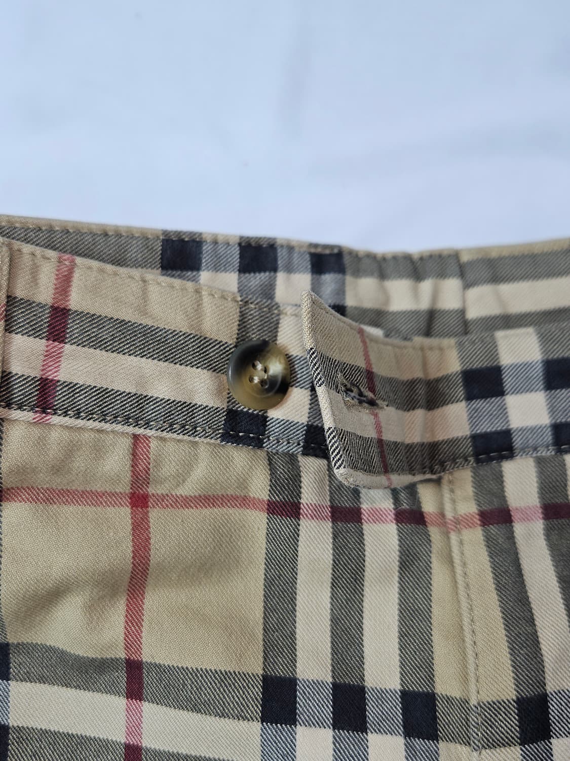 버버리 BURBERRY 노바체크 반바지 5부 팬츠 36R (정품) 상품이미지2