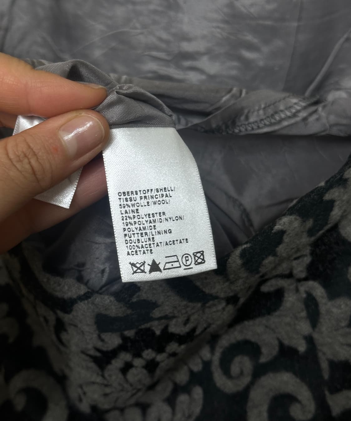 elegance paris wool antique skirt 상품이미지6