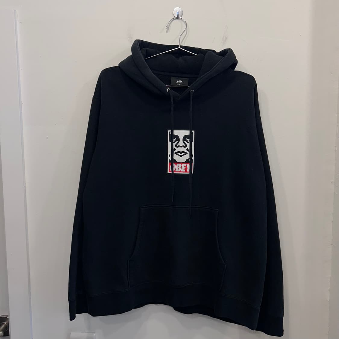 OBEY 미들로고 스탠다드 오버핏 후드티 상품이미지2