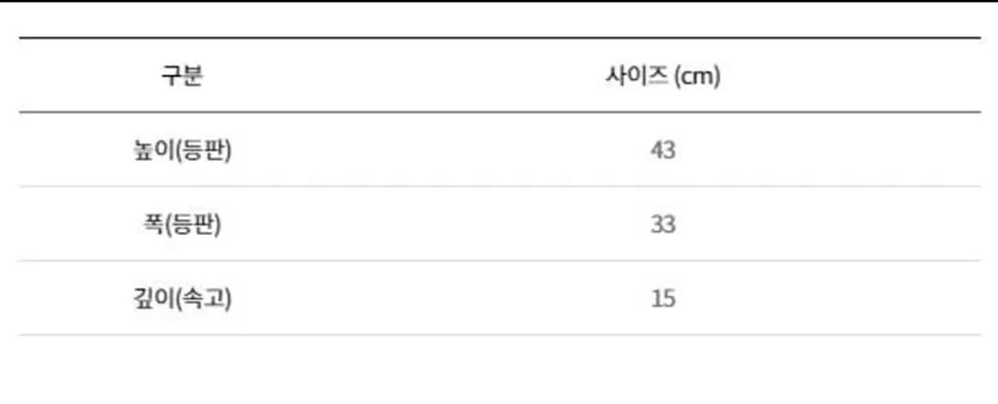 MLB 백팩 블랙 32BG01941 새상품 상품이미지5