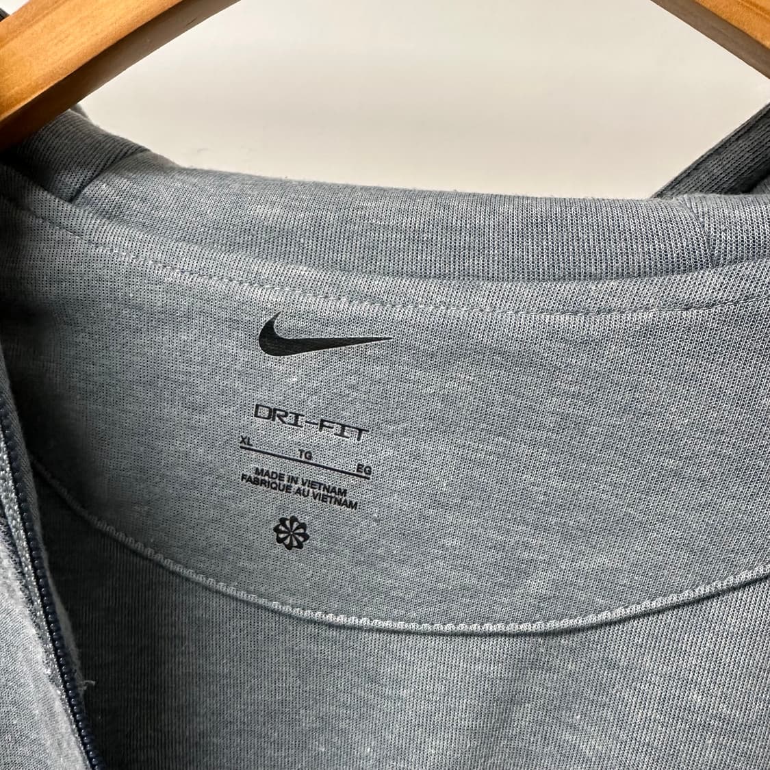 NIKE 나이키 드라이핏 후드 집업 그레이 XL사이즈 J36 상품이미지7