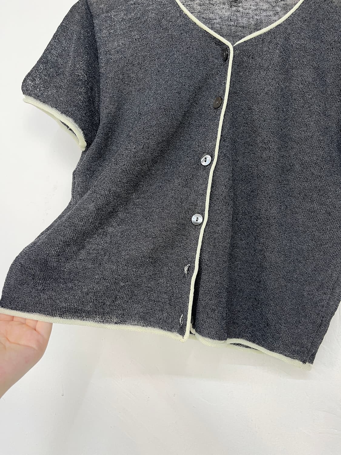 KRIZIA MAGLIA made in italy 반팔 가디건 상품이미지7